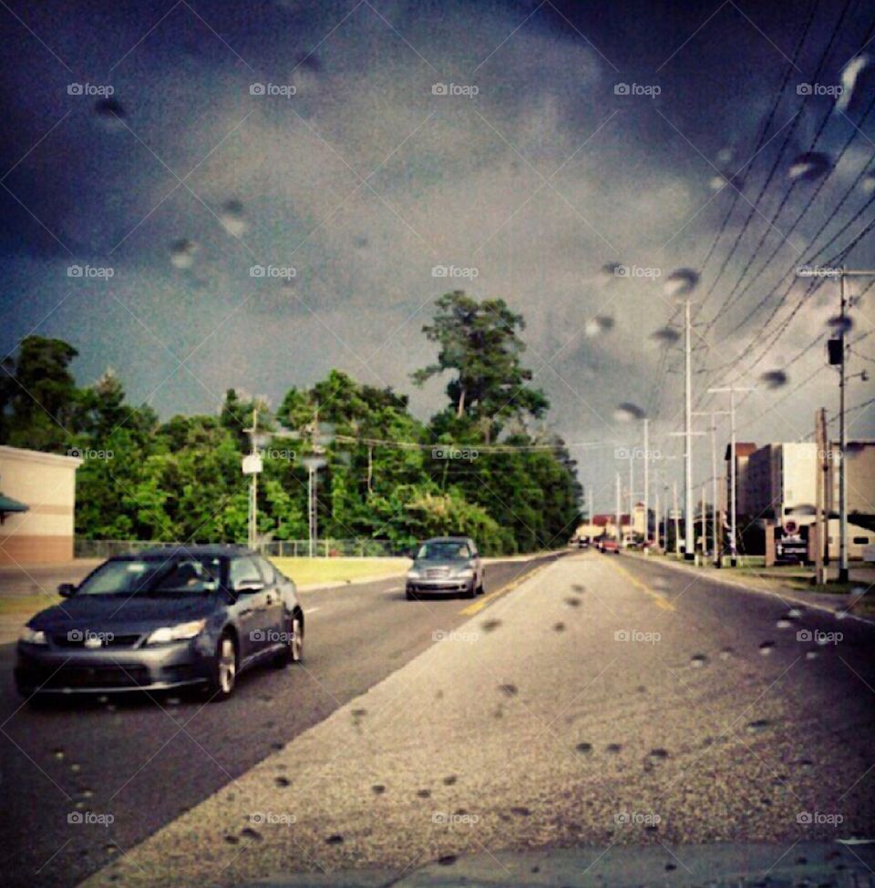 Driving through the storm