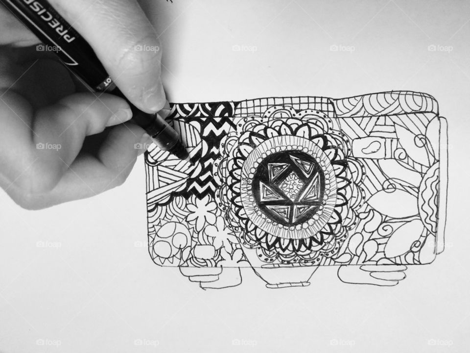 Zentangle art