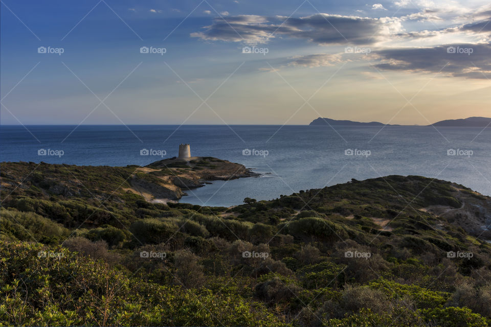 Tower of Piscinni, Sardinia.