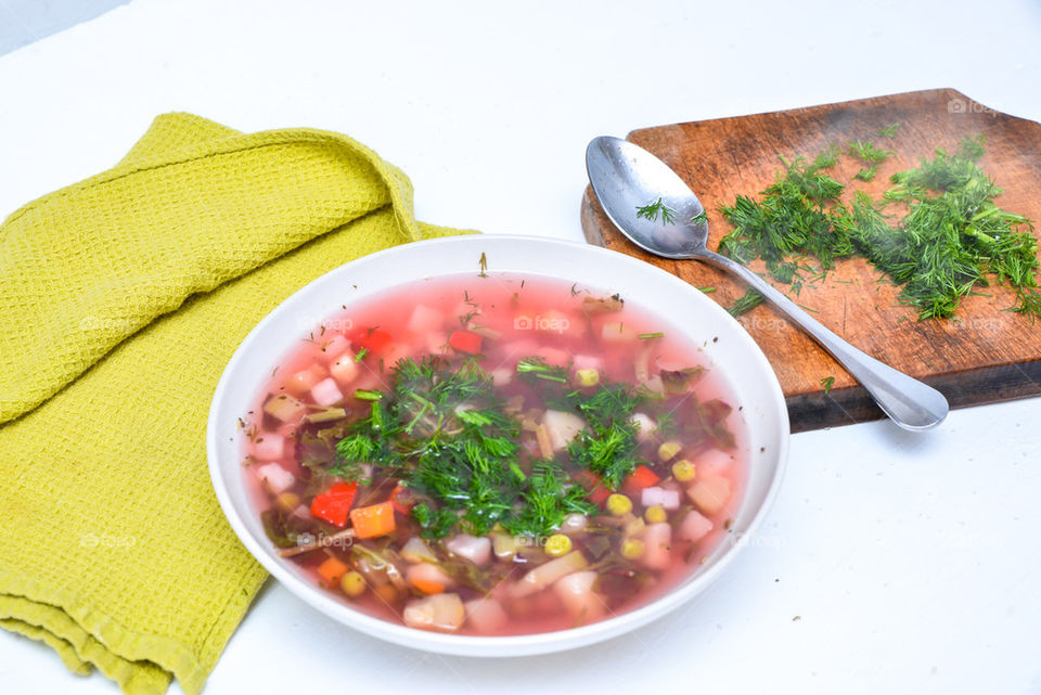 vegetables soup