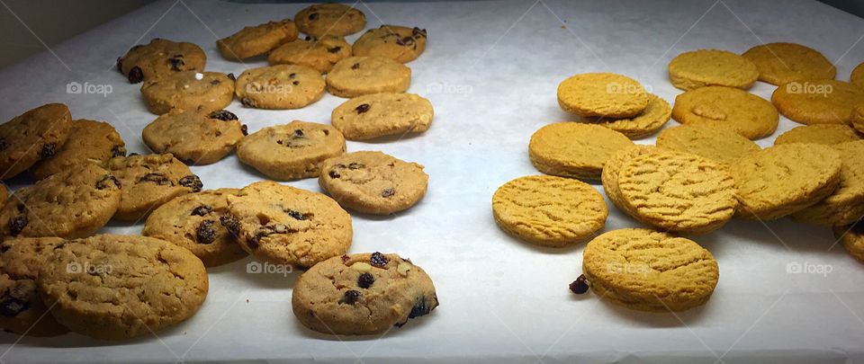 Freshly baked cookies 