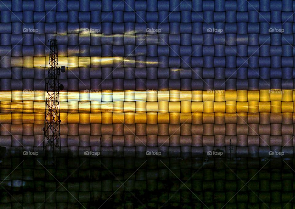 artistic landscape sunrise