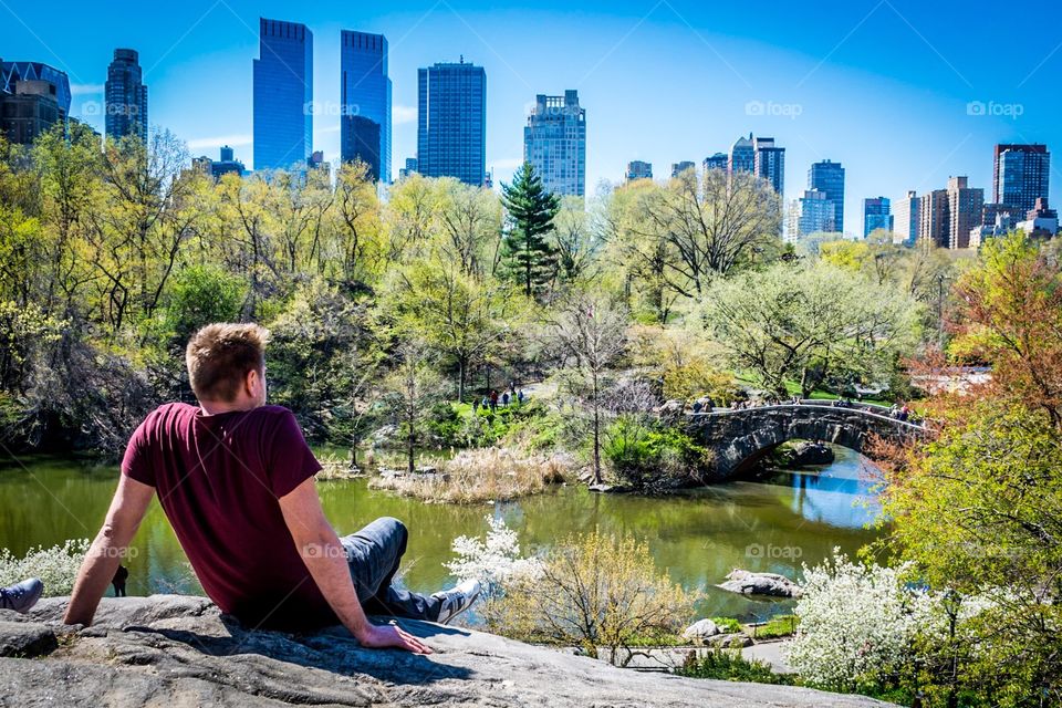 Chilling in central part