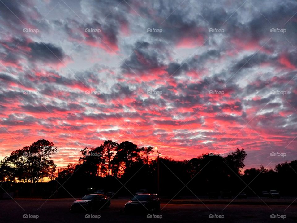 Fiery Sunset