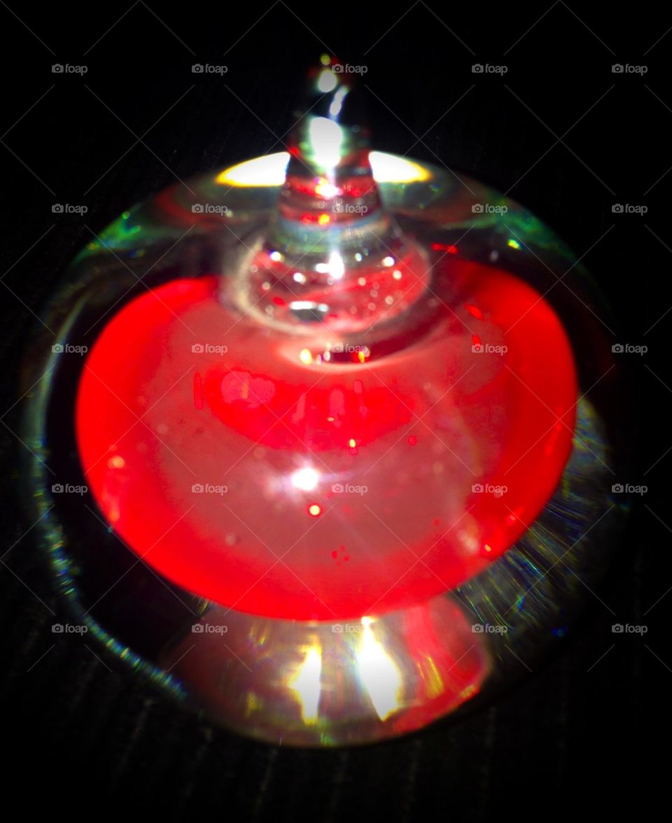 Red Glass Apple