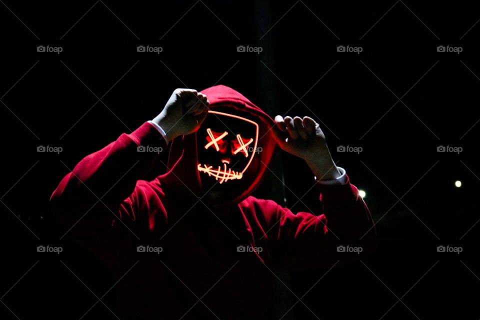 Person Wearing Red Hoodie , marshmallow 