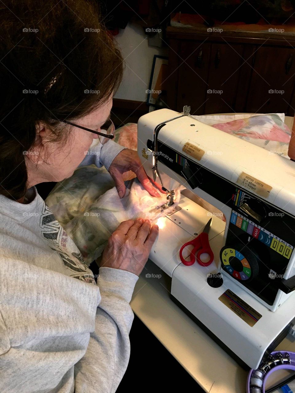 #stayathome - home projects, DIY. Good time to catch up on sewing  projects that have piled up.