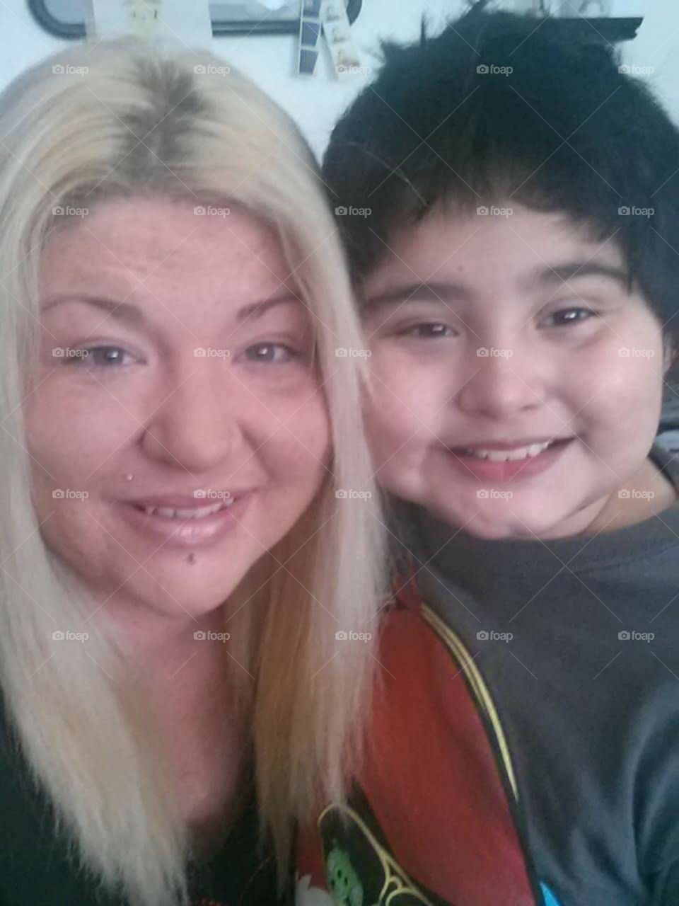 my son and me