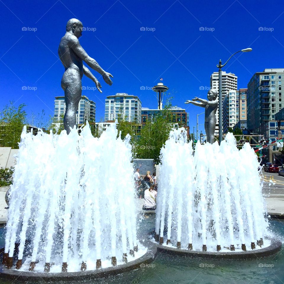 Fountain Water Sculpture