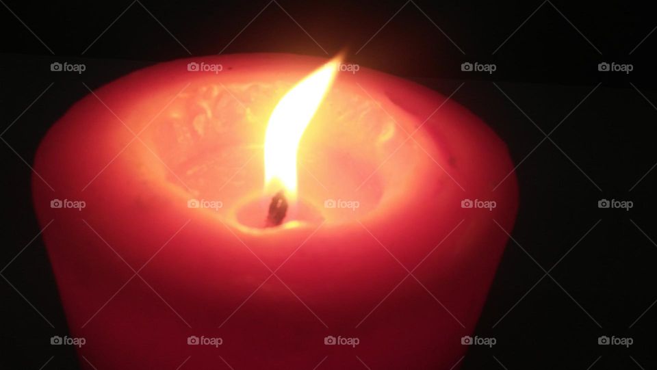 charming candle s flame.