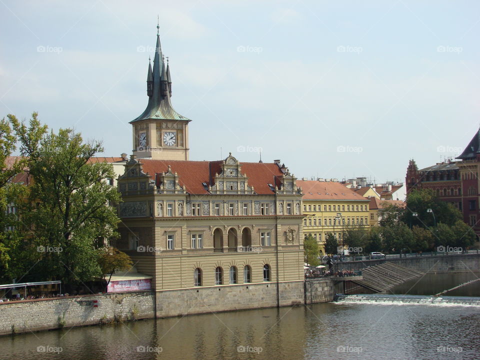 Praha. Smetanova nábřeží