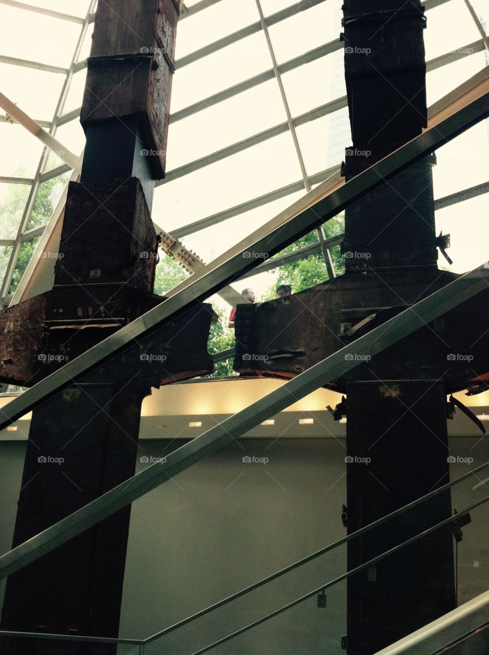 Remaining beams from 9/11