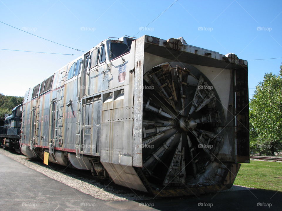 Union Pacific 90081 Rotary Snowplow