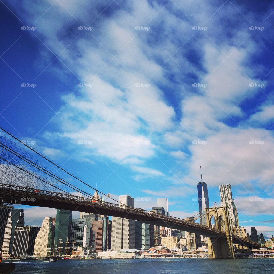 Brooklyn bridge. New York 