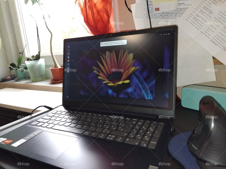 My desk where I work