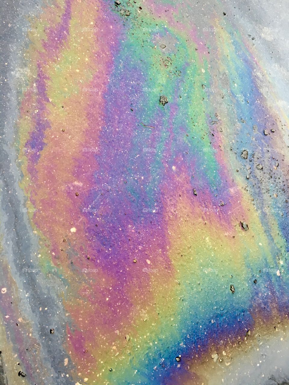 Full frame shot oil spilling on road