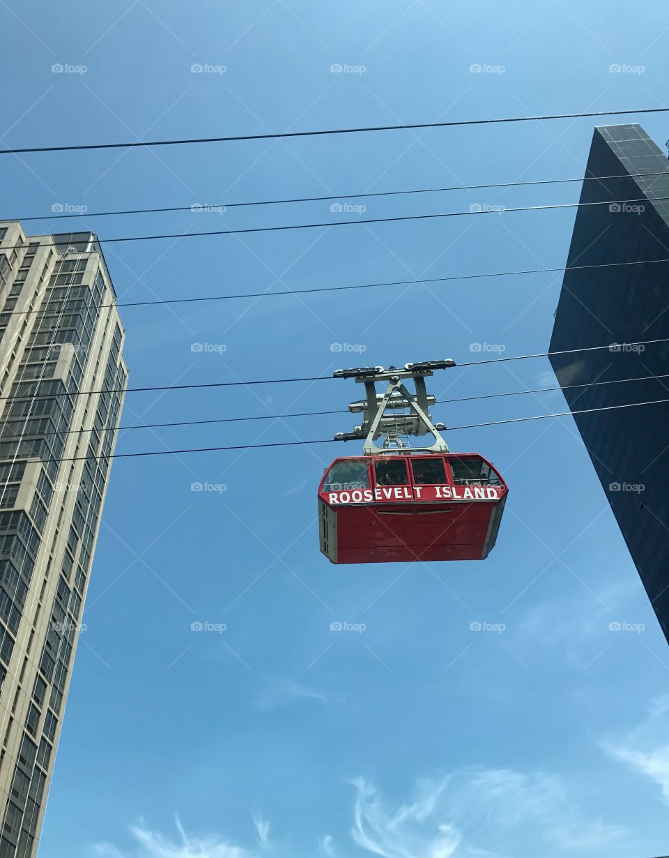 Cable trolley in New York 