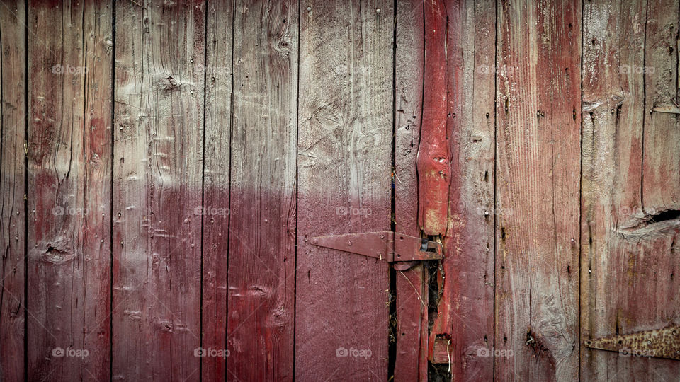 Hinge on old barn door