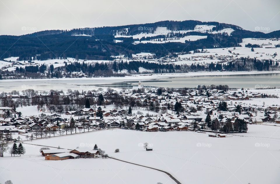 Snowy village 