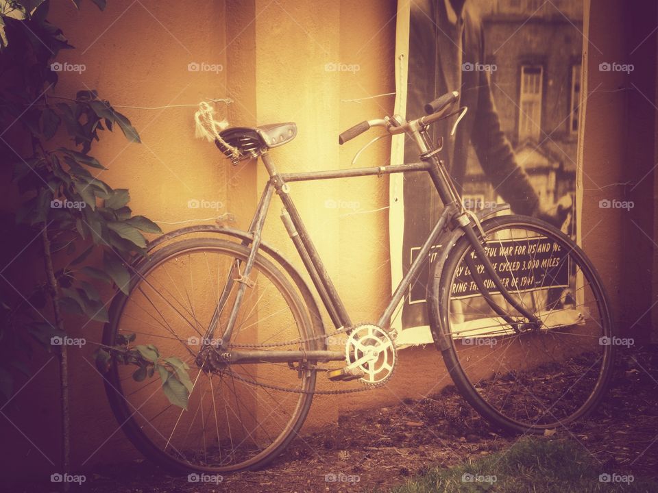 Old bike. Bicycle 