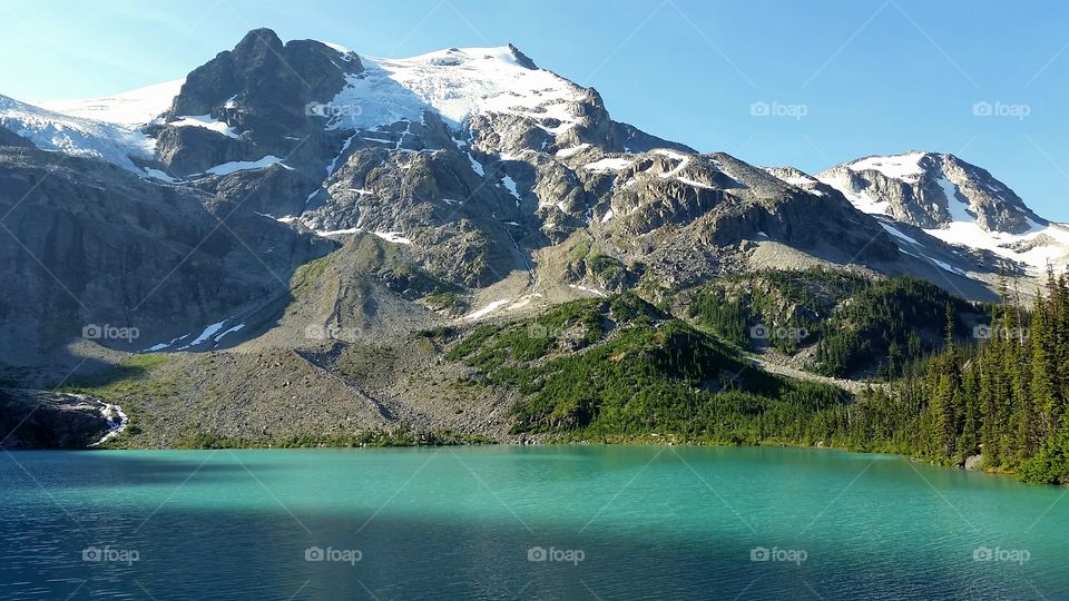Upper Joffre lake in British Columbia