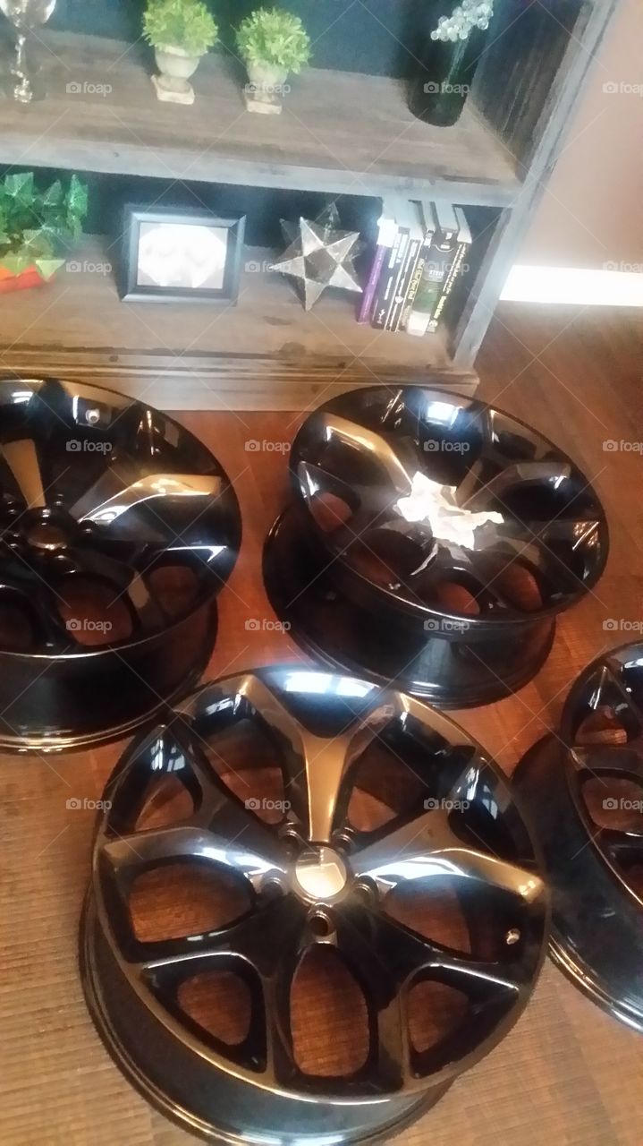 Dodge wheels. Just purchased mopar wheels 