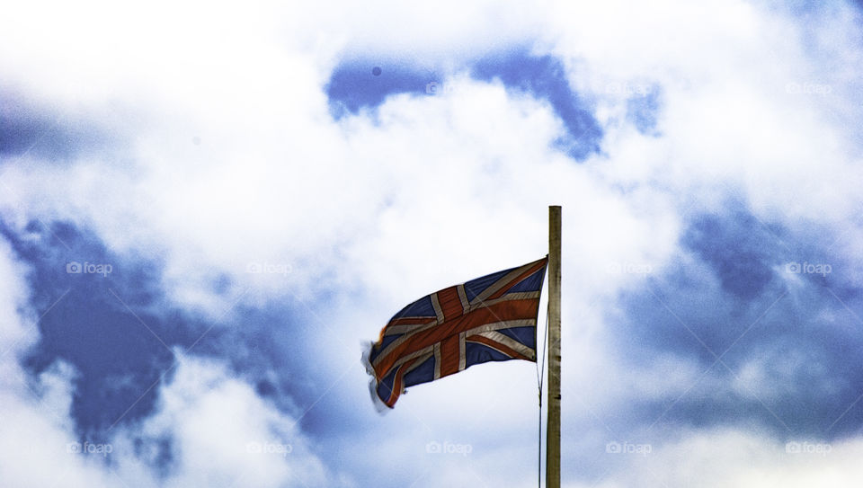 The Union Jack flying with pride