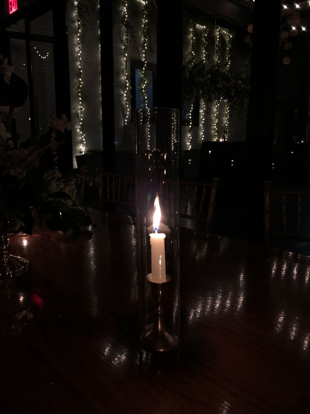 Candle in the dark