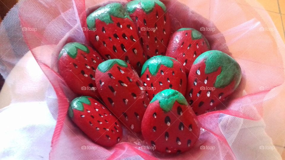 strawberry stones