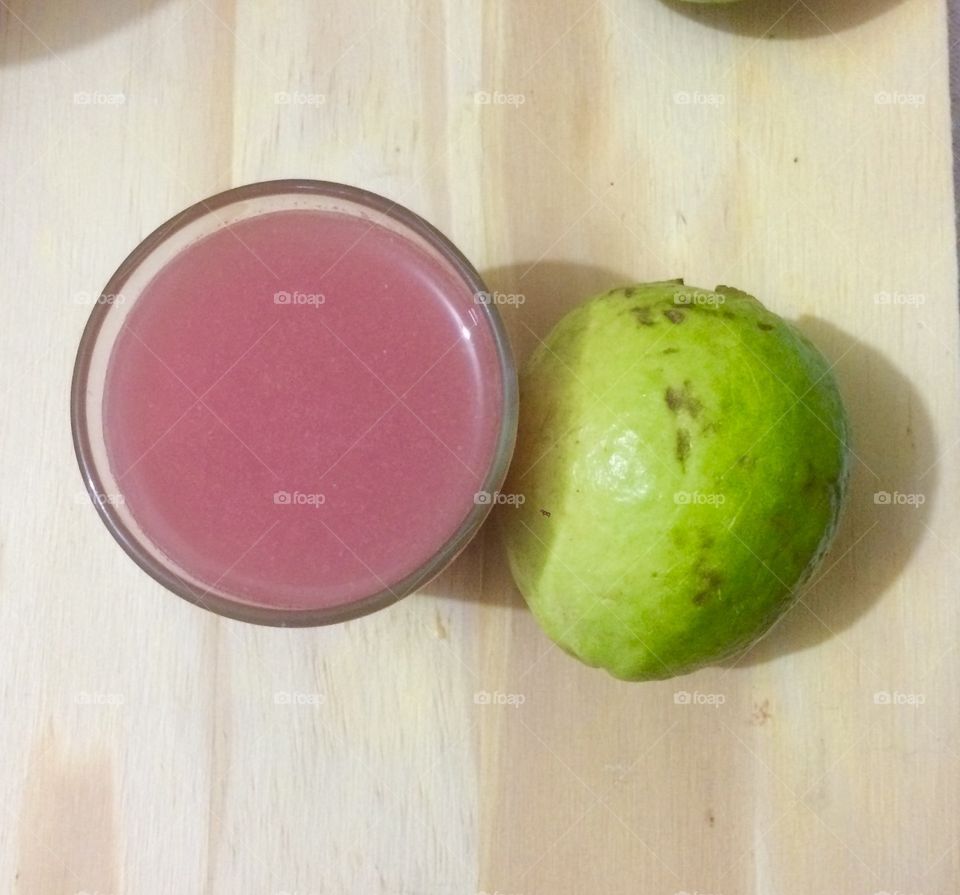 guava's juice. 