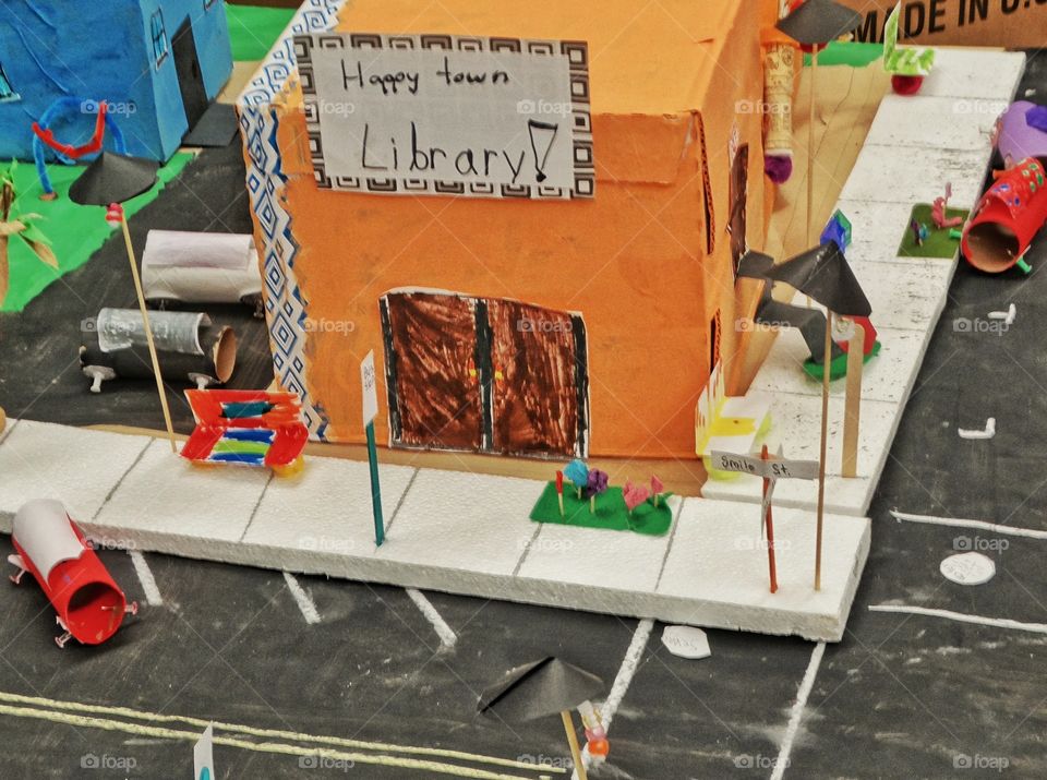 Classroom Small Town Diorama
