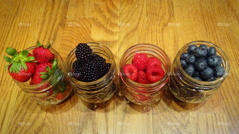 Berries-Strawberries, blueberries, blackberries, and raspberries 