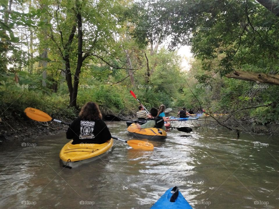 kayaking