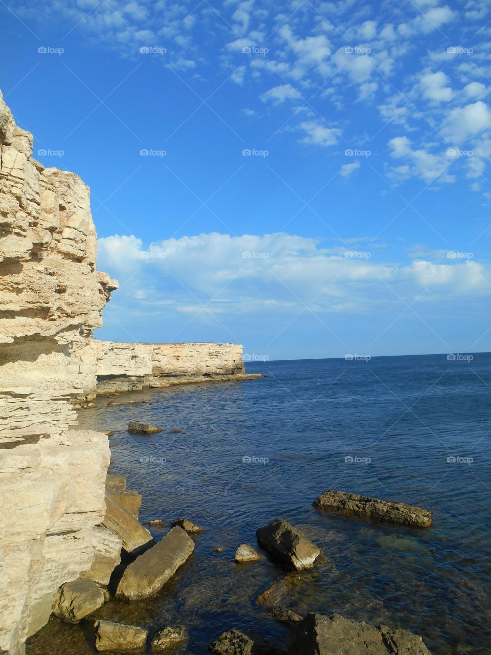 blue seascape