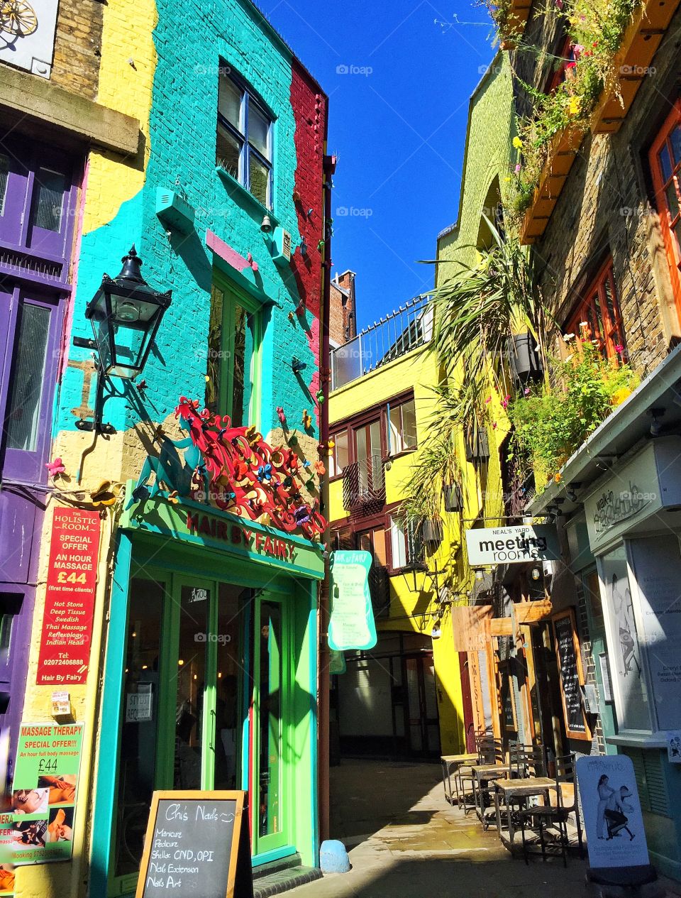 Bright and vibrant city