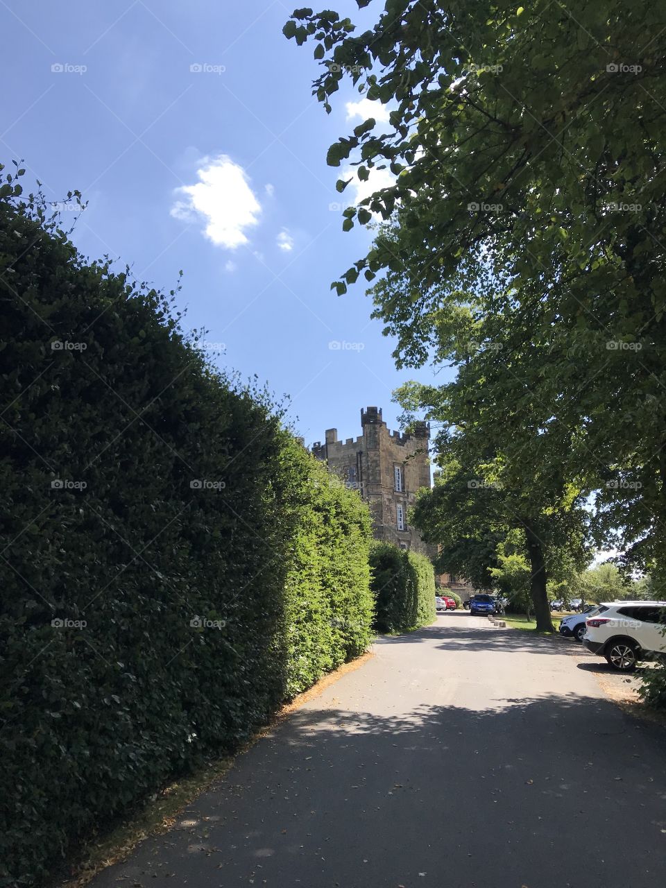 Lumley castle in Durham England 