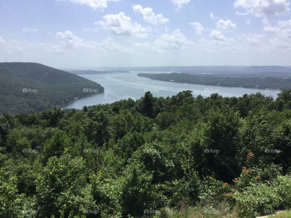 Tennessee River in Section, AL. Taken from Weathington Park