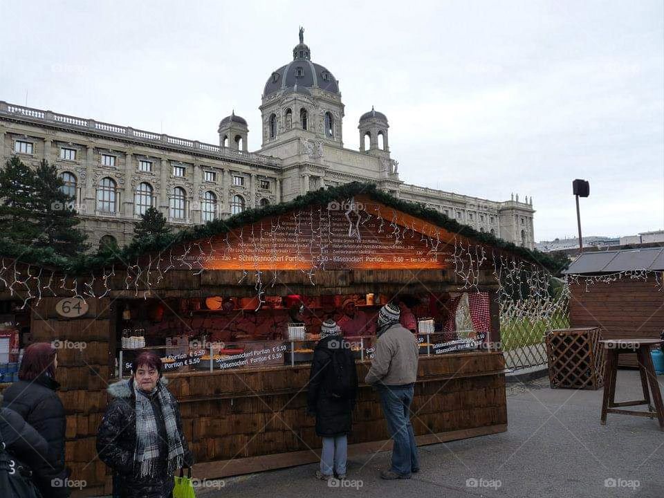 Christmas market in Vienna