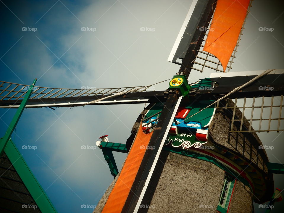 snapshot. one windmill in Netherland