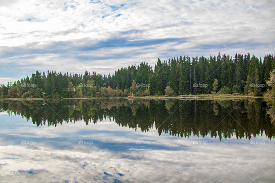 Reflections on  Lianvatnet 