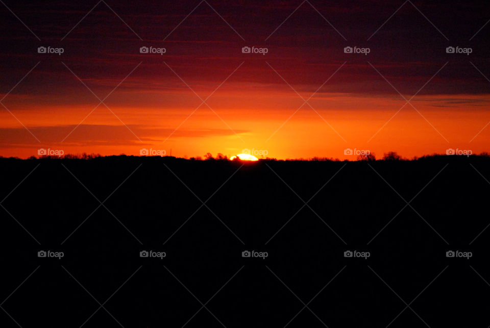 sky morning skyline sunrise by wyntersolstice