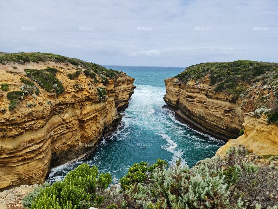 One of the view point from The Twelve Apostles in Great Ocean Road, Victoria, Australia