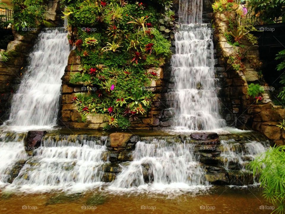 Double waterfall