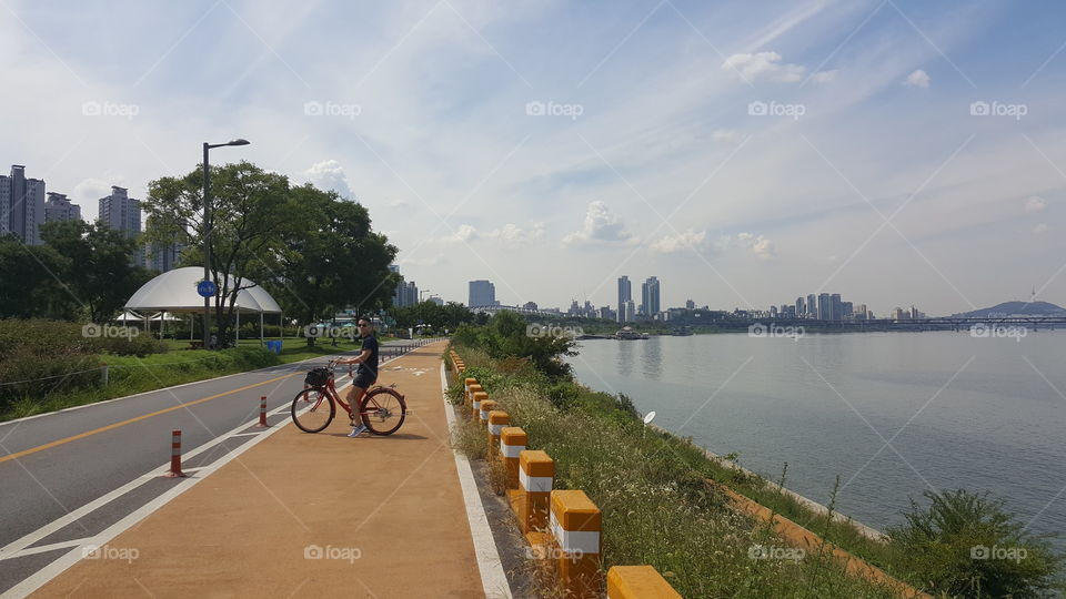 Biking Along The Han River