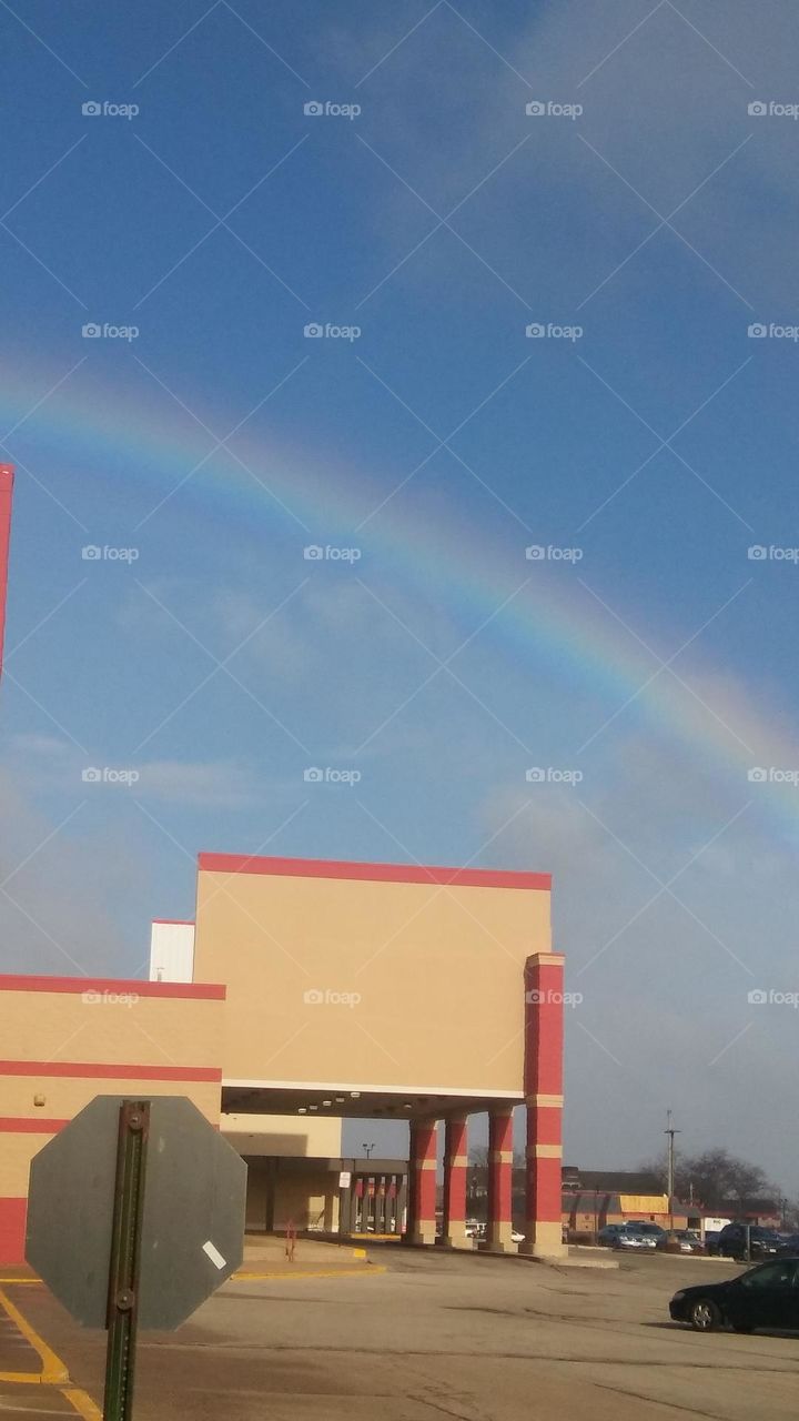 Rainbow Over Store