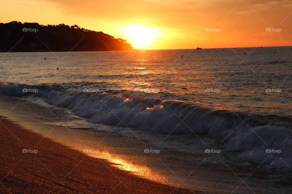 Sunrise over Mediterranean 