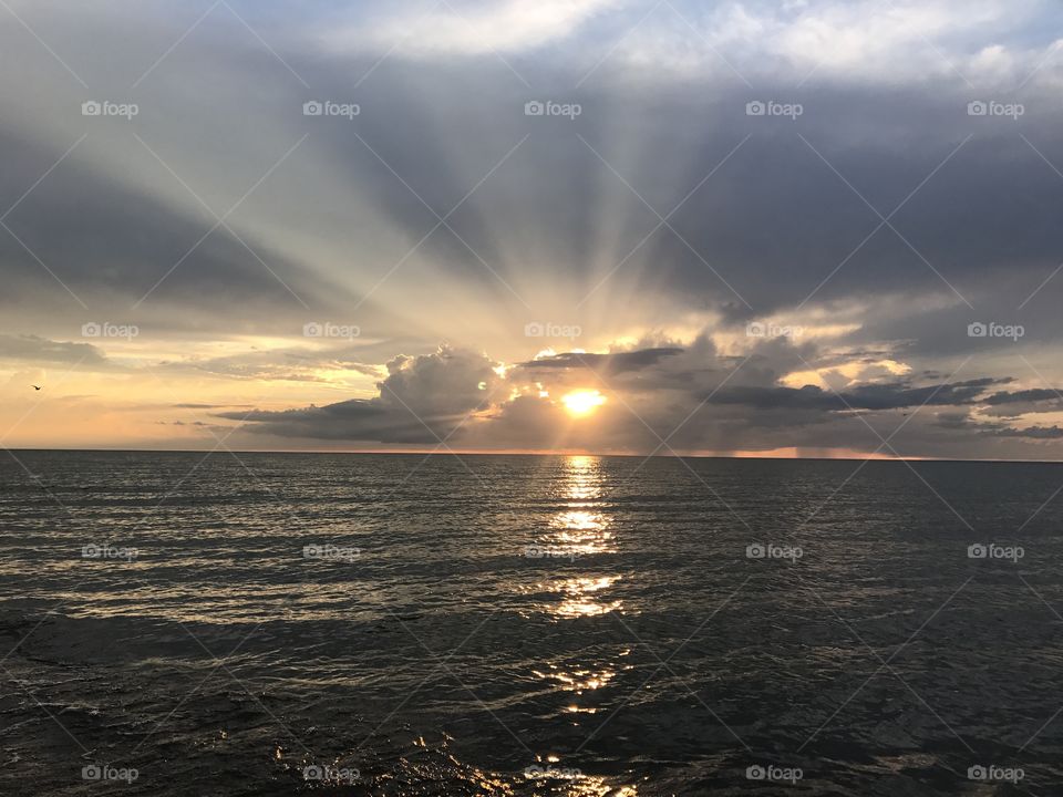 Sunset on Lake Erie
