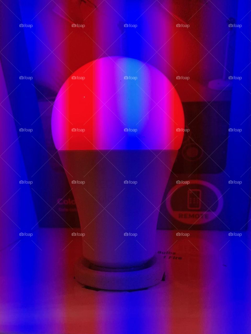 Fun multi colored bulb.