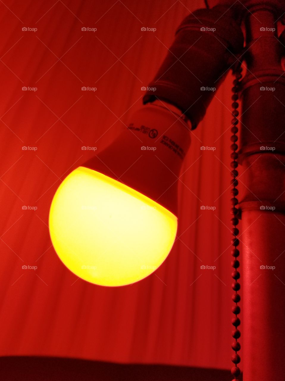 Orange Color Story-3 watt bulb