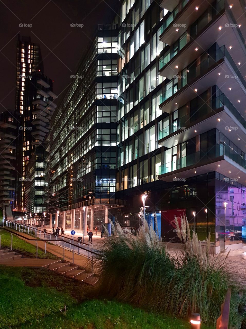 Night illumination of the city